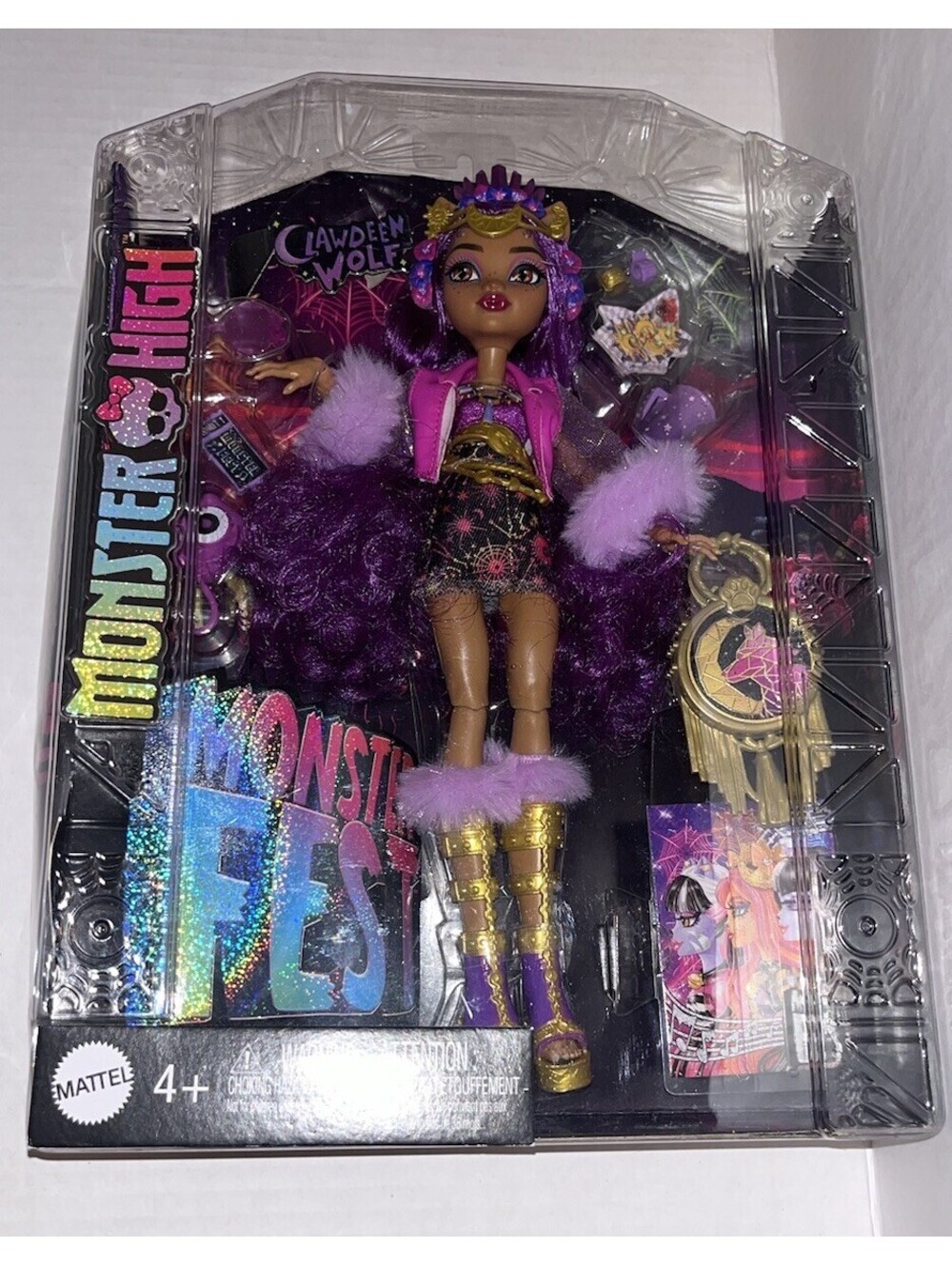 Monster High Monster Fest Clawdeen Wolf (G3) Fashion Doll w/accessories New